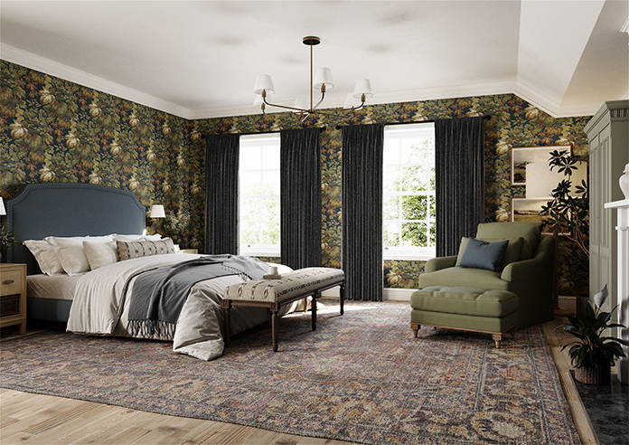 Darwin, Charcoal - Made to Measure Curtains - Image 7